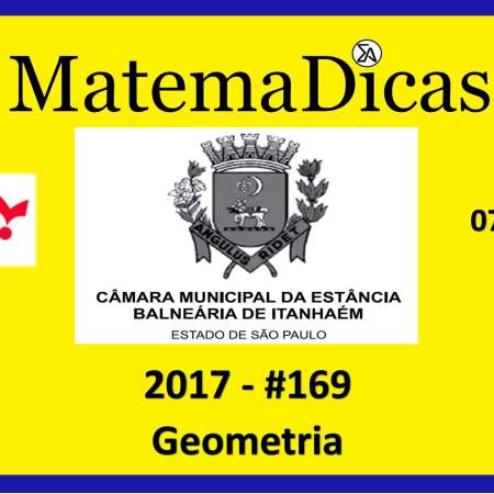 geometria vunesp 2018 resolução de exercícios e questões de provas concursos e vestibulares câmara municipal estância balneária de itanhaém