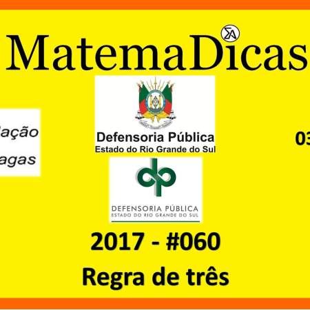 fcc 2017 defensoria pública negação regra de três