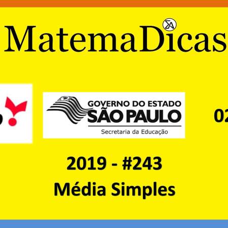 concurso da secretaria de educação do governo de são paulo vunesp 2019 média simples