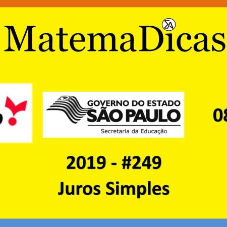 exercícios e questões de juros simples para concursos públicos prova da vunesp 2019