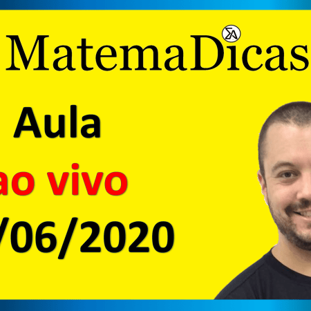 aula ao vivo matemadicas