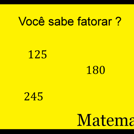 Como fazer fatoração - #MB019 - Matemática Básica