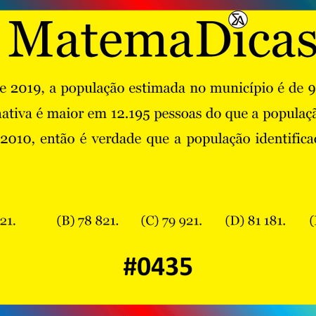 Operações básicas - Matemática - #0435