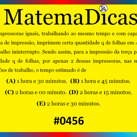 Regra de Três - Matemática - #456