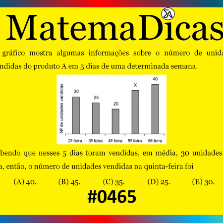 Média Simples - Matemática - #465