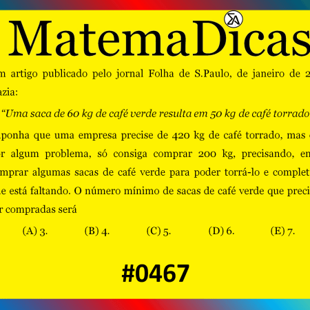 Regra de três simples - Matemática - #467