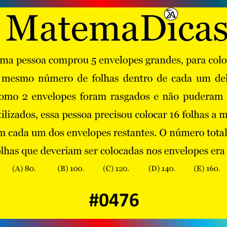 Equação 1º Grau - Matemática - #476