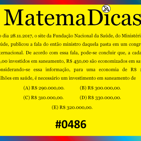 Razão e Proporção - Matemática - #486