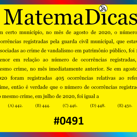 Porcentagem - Matemática - #491