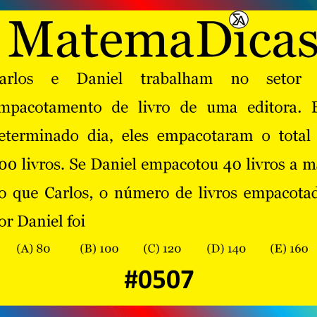 Sistema de equações - Matemática - #507