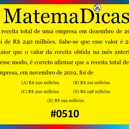 Porcentagem - Matemática - #510