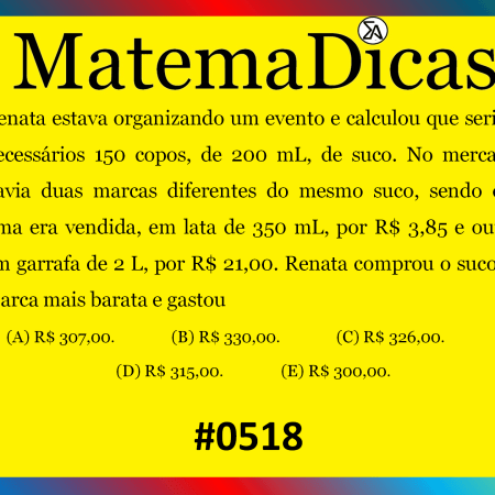 Regra de três - Matemática - #518