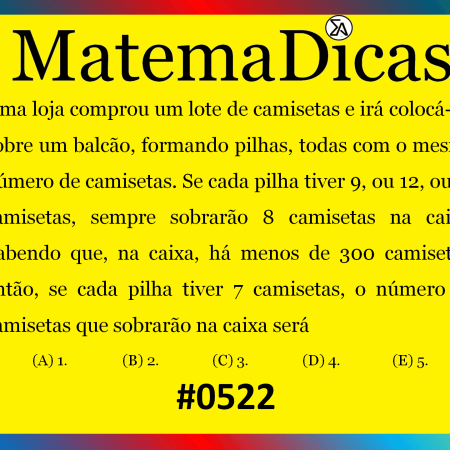 MMC - Matemática - #522