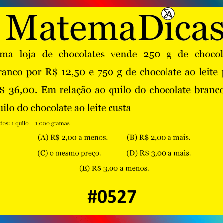 Regra de três - Matemática - #527