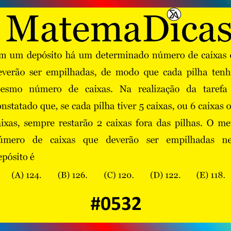 MMC - Matemática - #532